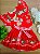 Conjunto de Blusa Boxy e Saia em Tecido Sarjado Natal Infanti - Imagem 1