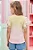 Blusa em Cotton e Tule Amarela Infanti - Imagem 2