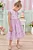 Vestido em Tule com Elastano Lilás Infanti - Imagem 3