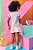 Conjunto de Blusa em Meia Malha e Short Saia em Jacquard Catarina Kukiê - Imagem 2