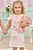 Vestido em Jacquard Marina e Colete em Sarja Stretch com Elastano Infanti - Imagem 3