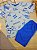 Conjunto Camiseta Malha e Bermuda Moletom Video Game Cinza Bee Loop - Imagem 1