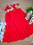 Vestido em Linho Vermelho Natal Cinti - Imagem 1