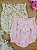 Conjunto de Tapa Fralda Canelado Ursinha Floral Upi Uli - Imagem 2