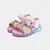 Sandália Infantil de Luz Bibi Summer Roller Light Branca de Estrela - Imagem 8