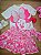 Conjunto Blusa e Saia com Shorts Embutido Minnie Rosa Animê - Imagem 1