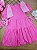 Vestido Rosa com Laços Listrados Animê - Imagem 1