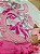 Conjunto Blusa e Short Saia Rosa da Rapunzel com Maxi Laço Animê - Imagem 2