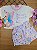 Conjunto Blusa Boxy e Short Saia Ursinha Lilás Cinti - Imagem 1