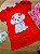 Vestido Vermelho em Meia Malha Texturizada Kukiê - Imagem 1