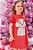Vestido Vermelho em Meia Malha Texturizada Kukiê - Imagem 4