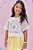 Blusa Boxy Over em Meia Malha e Tule Kukiê - Imagem 1