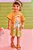 Vestido em Meia Malha Laranja Kukiê - Imagem 1