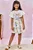Conjunto de Blusa em Cotton e Saia em Molecotton (com Shorts Embutido) Kukiê - Imagem 1