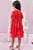 Vestido em Tule com Elastano Vermelho Natal Kukiê - Imagem 5