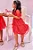 Vestido em Tule com Elastano Vermelho Natal Kukiê - Imagem 6