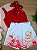 Conjunto de Blusa Boxy em Viscose com Short Saia em Jacquard Marina Natal Infanti - Imagem 1