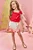 Conjunto de Blusa Boxy em Viscose com Short Saia em Jacquard Marina Natal Infanti - Imagem 4