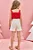 Conjunto de Blusa Boxy em Viscose com Short Saia em Jacquard Marina Natal Infanti - Imagem 5