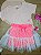 Conjunto Blusa e Short Saia Tule Estrelinhas Up Baby - Imagem 1