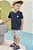Conjunto de Camiseta em Meia Malha e Bermuda em Nylon Ergonomic com Elastano LucBoo - Imagem 2