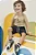 Conjunto de Body em Ribana 1x1 e Bermuda em Linho Santorine com Elastano LucBoo - Imagem 3