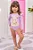 Maiô em Malha Uv Dry com Proteção Uv 50+ Lilás Infanti - Imagem 2