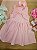 Vestido em Super Cetim Rosa Infanti - Imagem 1