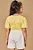 Blusa em Malha Wave Amarela Gatinhos Kukiê - Imagem 3