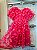 Vestido Pink de Tule com Flores 3D Animê - Imagem 1