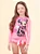Blusa UV Pink Minnie Animê com Proteção Solar - Imagem 4