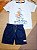 Conjunto Camiseta Malha e Bermuda Moletom Up Baby Animais Amigos - Imagem 1