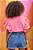 Blusa Cropped Over em Meia Malha Infanti - Imagem 3
