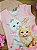 Vestido em Fly Tech Gatinhas Infanti - Imagem 2