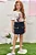 Conjunto de Blusa em Malha Wave e Short Saia em Molevisco Infanti - Imagem 5