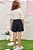 Conjunto de Blusa em Malha Wave e Short Saia em Molevisco Infanti - Imagem 4