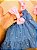 Vestido em Jeans Bordado Infanti - Imagem 2