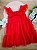 Vestido Vermelho Laço Tule Natal Mon Sucré - Imagem 1