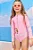 Maiô em Malha Uv Dry com Proteção Uv 50+ Sereia Infanti - Imagem 3