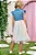 Vestido em Jeans Teca e Tule Infanti - Imagem 2