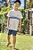 Conjunto de Camiseta em Meia Malha e Bermuda em Nylon Twill com Elastano LucBoo - Imagem 2