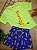 Conjunto Camiseta em Malha e Short em Nylon Girafinha Up Baby - Imagem 1