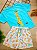 Conjunto Camiseta em Malha e Short em Nylon Girafinha Up Baby - Imagem 1