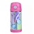 Garrafa Térmica Infantil Funtainer F401 Borboleta Rosa Thermos - 355ml - Imagem 1