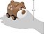 Carrinho Animal Com Filhote Marrom - Imagem 5