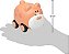 Carrinho Animal Com Filhote Rosa - Imagem 5