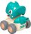 Buba Carrinho Dino Com Fricção E Apito Verde Escuro - Imagem 3