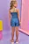 Conjunto de Blusa Cropped e Short Saia em Jeans Liz com Elastano Kukiê - Imagem 2