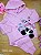 Conjunto Blusa Com Bolso e Calça em Moletom Flanelado Pandinha Lilás Cinti - Imagem 1