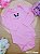 Body Manga Longa Panda Rosa Cinti - Imagem 1